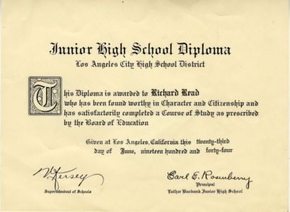 Junior High School Diploma